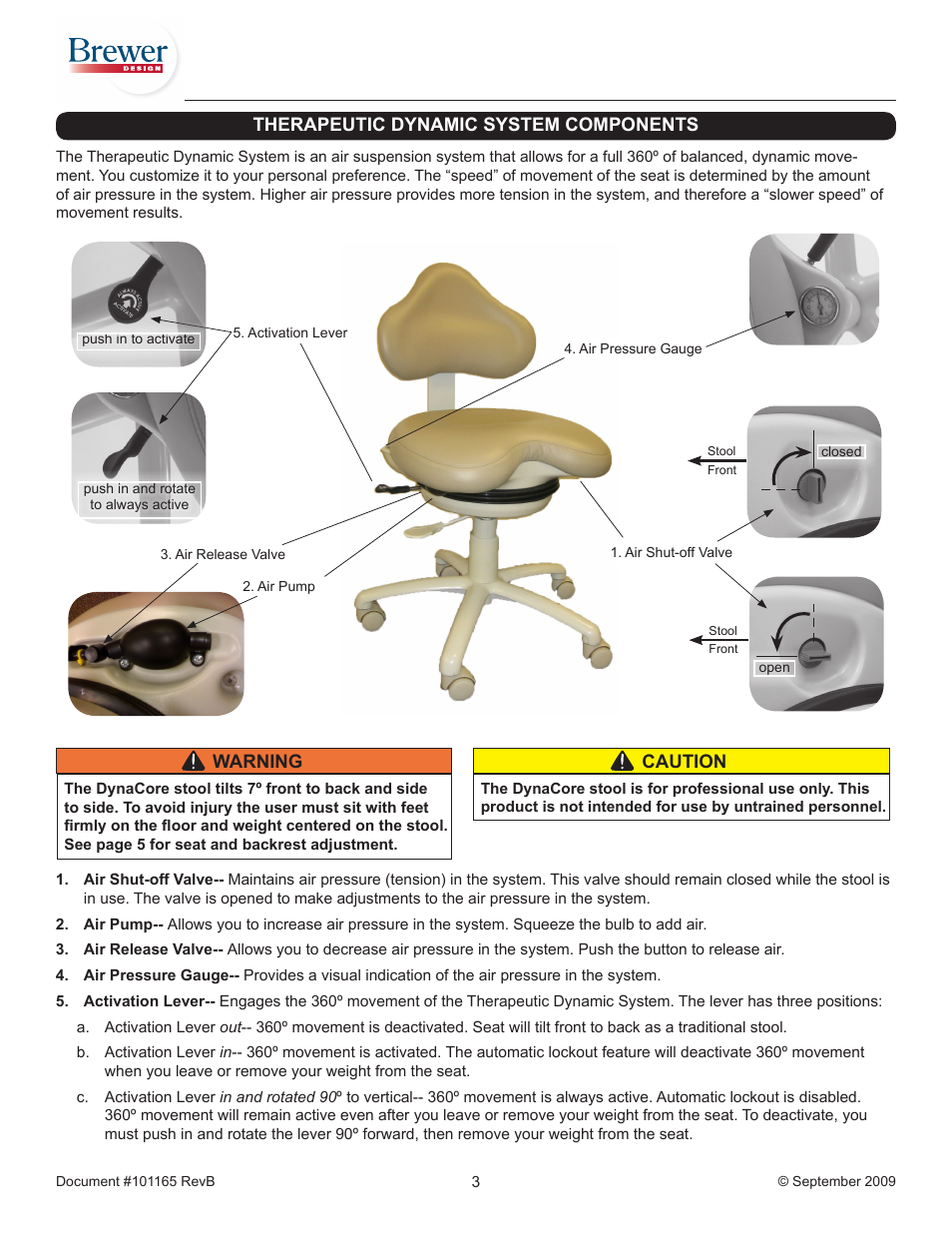 Brewer DynaCore9400 User Manual | Page 3 / 8