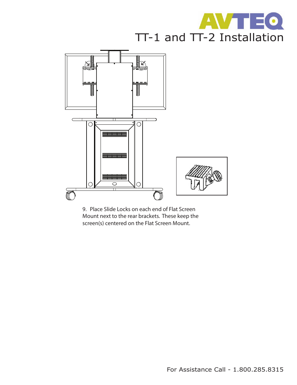Tt-1 and tt-2 installation | AVTEQ TT-1/TT-2 User Manual | Page 4 / 4