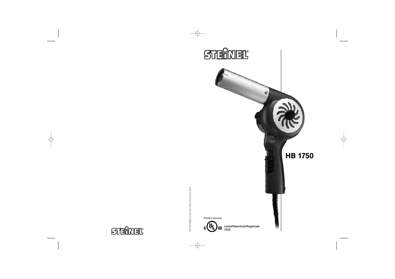 Hb 1750 | STEINEL HB 1750 User Manual | Page 26 / 26