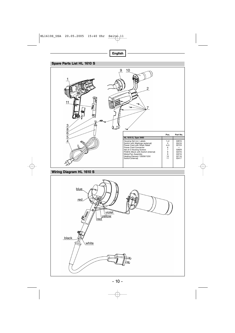 STEINEL HG 2510 ESD User Manual | Page 10 / 18