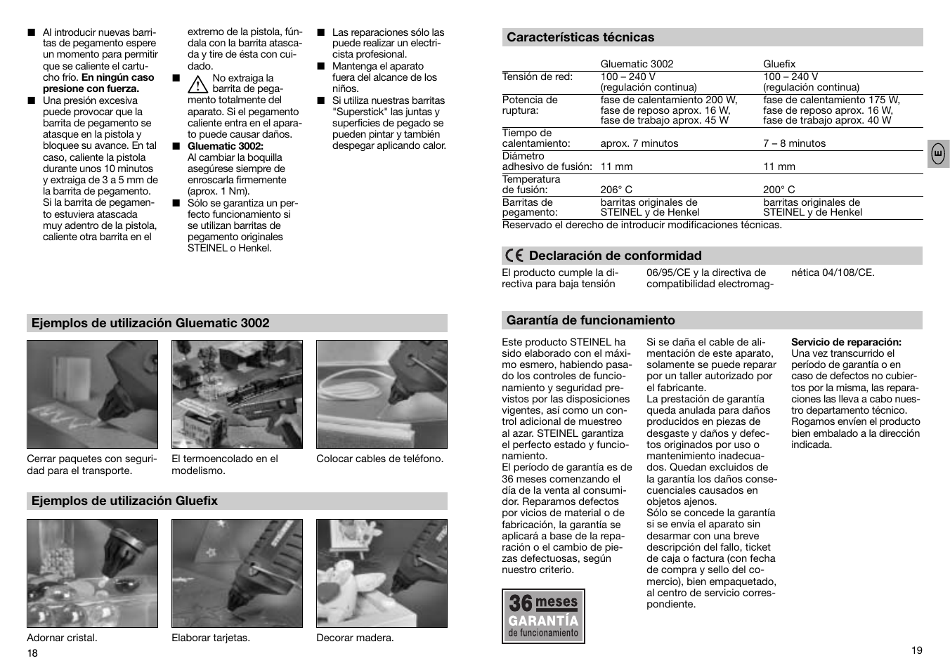 STEINEL GF 3002 User Manual | Page 10 / 37