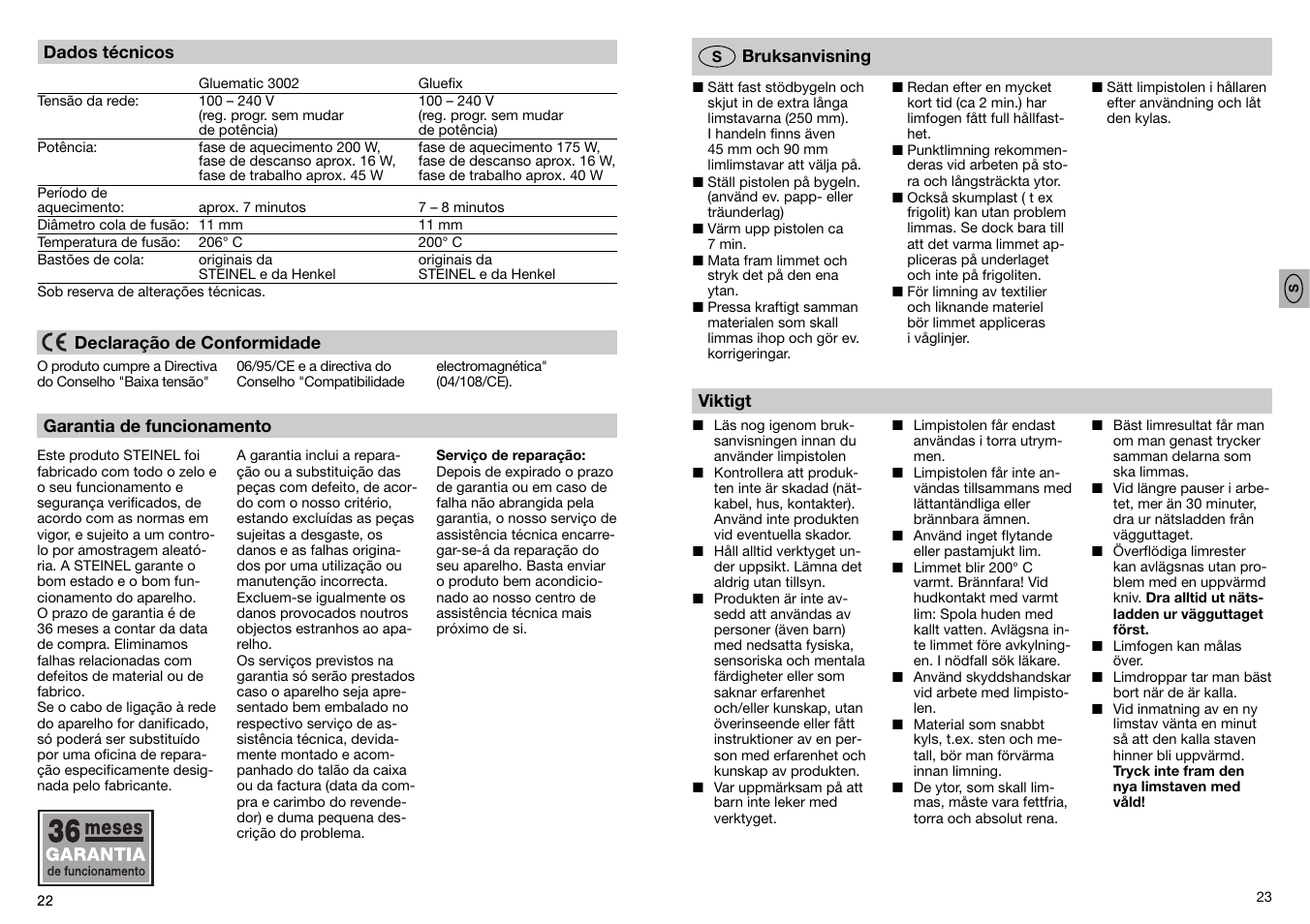 STEINEL GF 3002 User Manual | Page 12 / 37