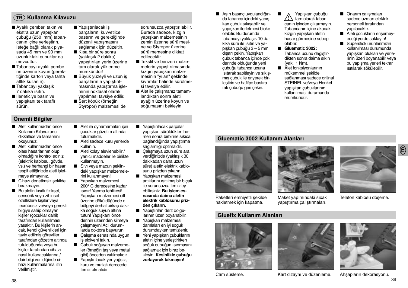 STEINEL GF 3002 User Manual | Page 20 / 37
