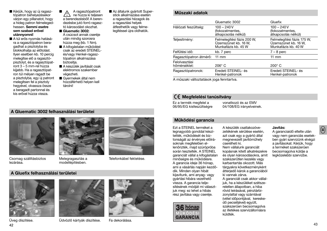 STEINEL GF 3002 User Manual | Page 22 / 37