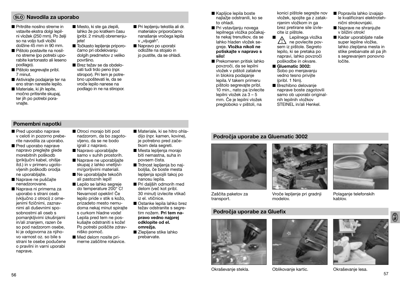 STEINEL GF 3002 User Manual | Page 29 / 37