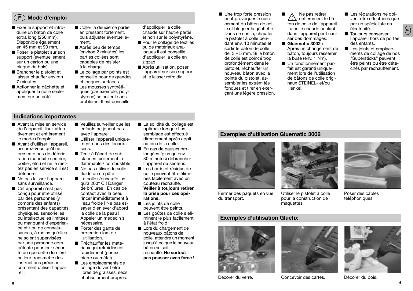 STEINEL GF 3002 User Manual | Page 5 / 37