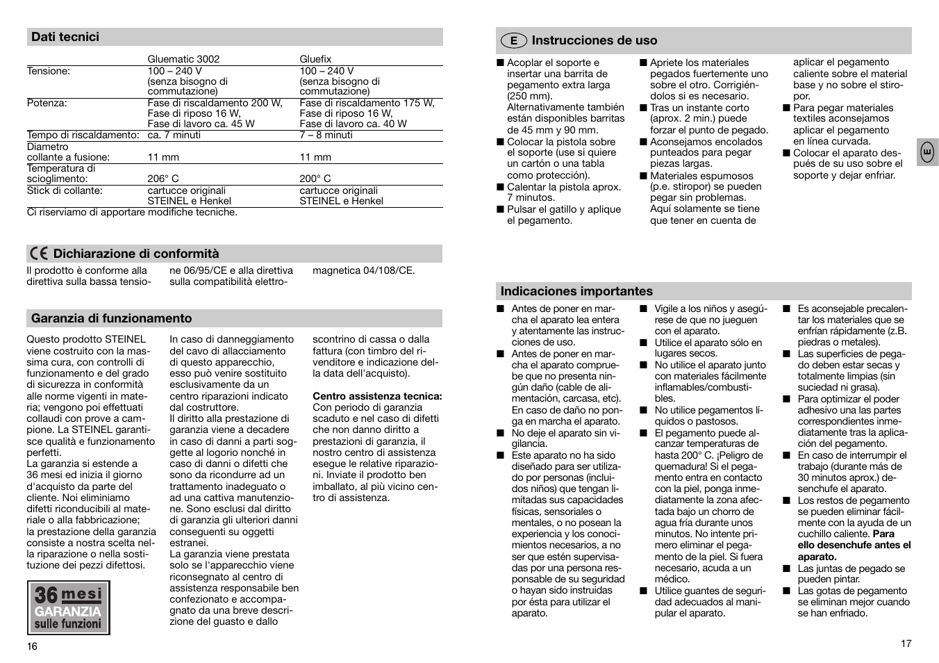 STEINEL GF 3002 User Manual | Page 9 / 37