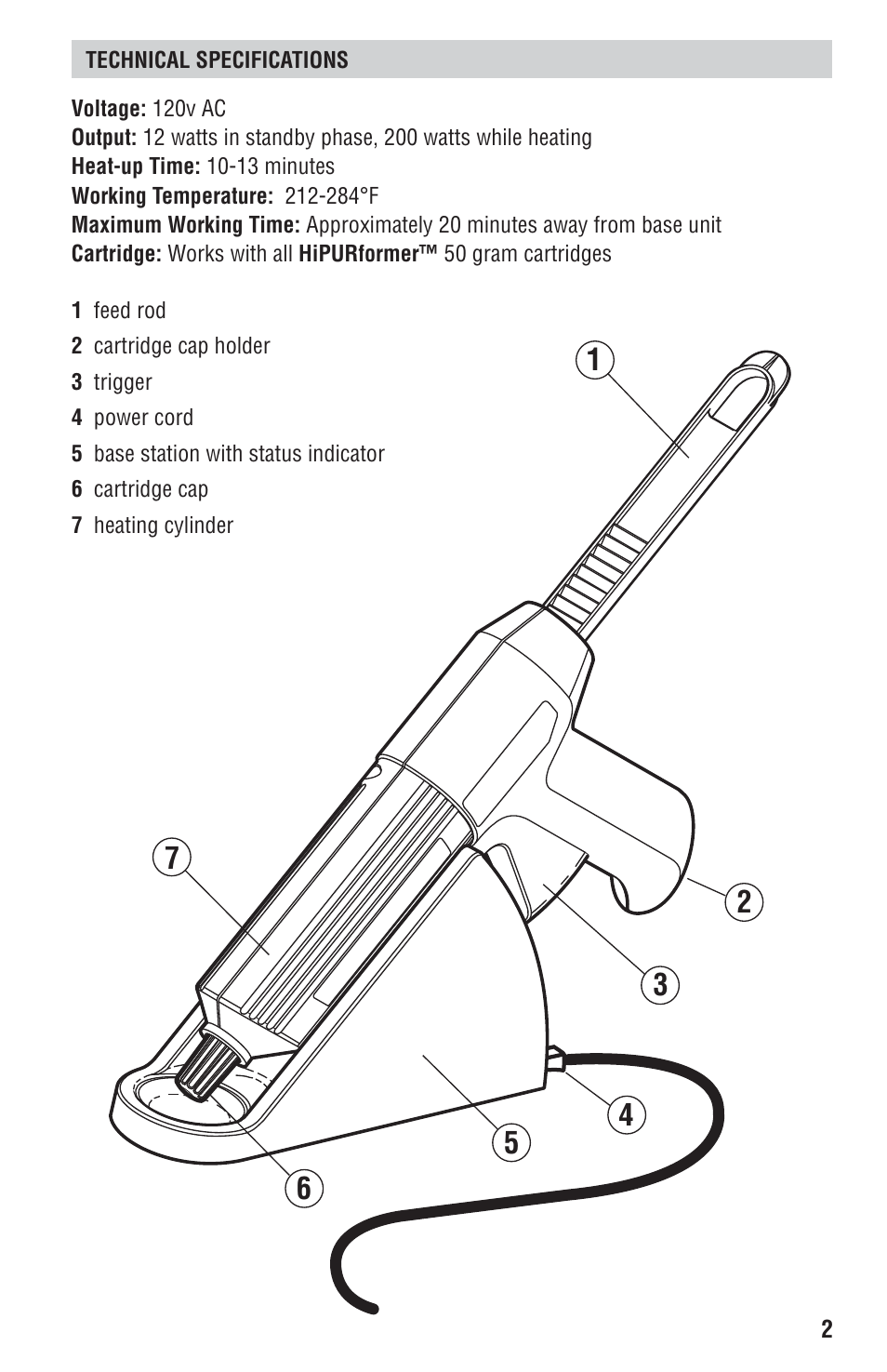 STEINEL HIPURFORMER User Manual | Page 2 / 28