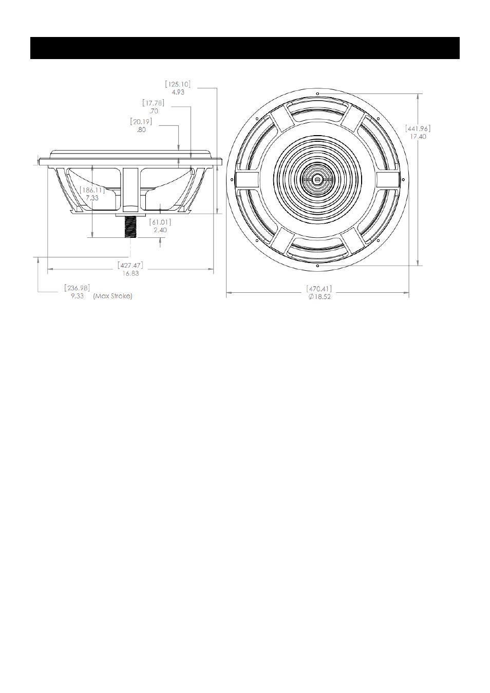 Installation dimensions | TC Sounds VMP 18 User Manual | Page 3 / 4