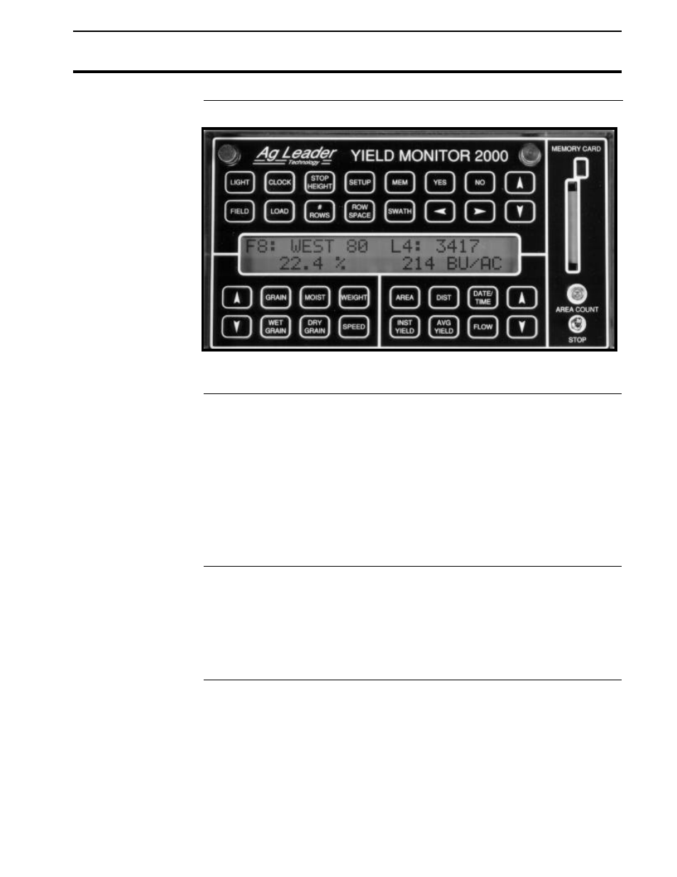 Yield monitor 2000, Ag leader technology | Ag Leader Yield Monitor 2000 Operators Manual User Manual | Page 67 / 202
