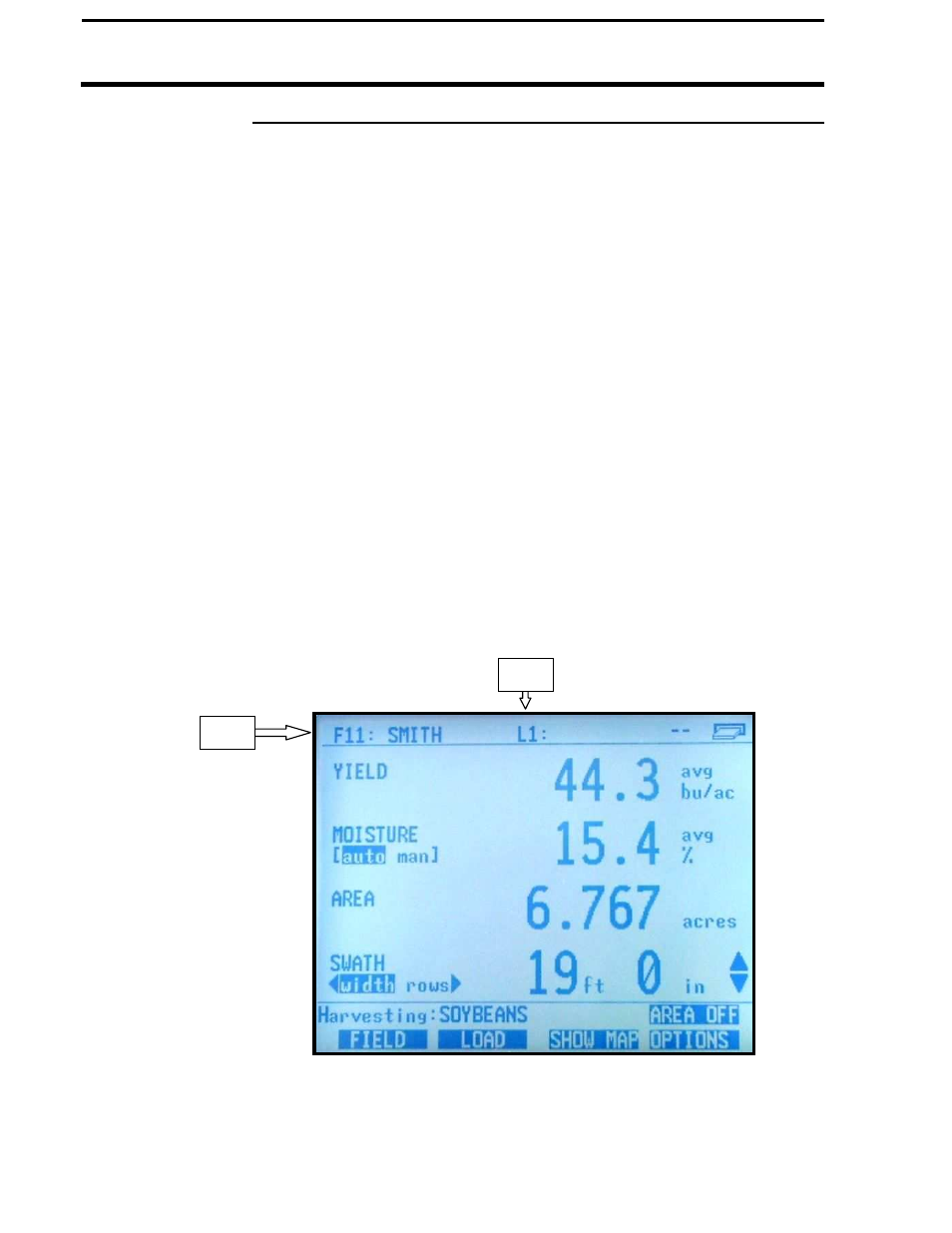 Pf3000, Ag leader technology, Creating, naming fields, loads | All modes except app rate | Ag Leader PF3000 Harvest & Application Operators Manual User Manual | Page 28 / 259