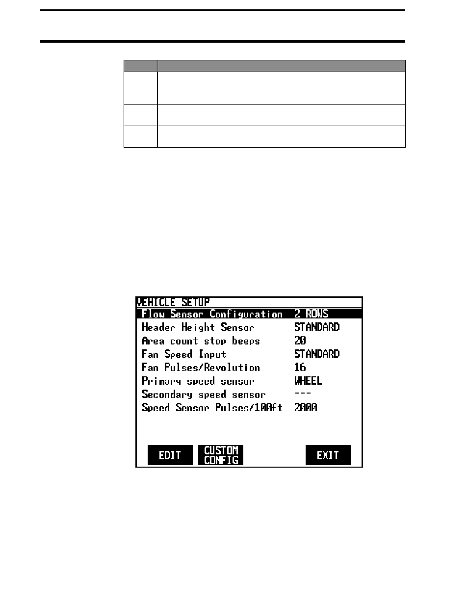 Pf3000 pro cotton yield monitor, Ag leader technology, Vehicle setup | Ag Leader PF3000Pro Cotton Yield Monitor Operators Manual User Manual | Page 20 / 168