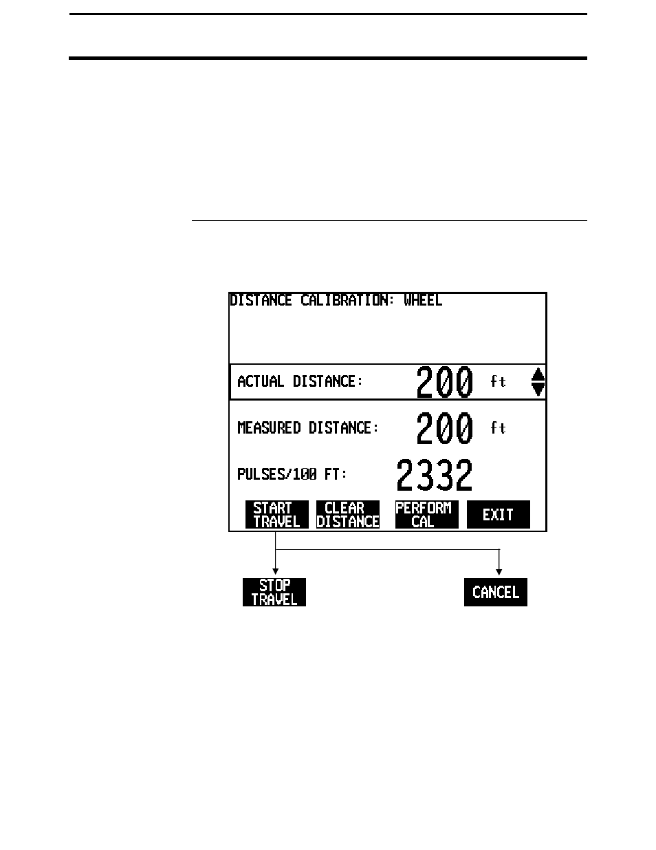 Pf3000 pro cotton yield monitor, Ag leader technology, Calibrating distance | Ag Leader PF3000Pro Cotton Yield Monitor Operators Manual User Manual | Page 67 / 168