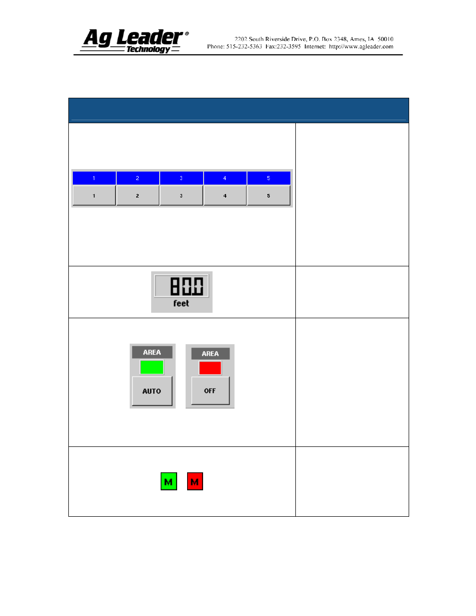 Flow meter run screen settings | Ag Leader InSight Flow Meter User Manual | Page 8 / 9