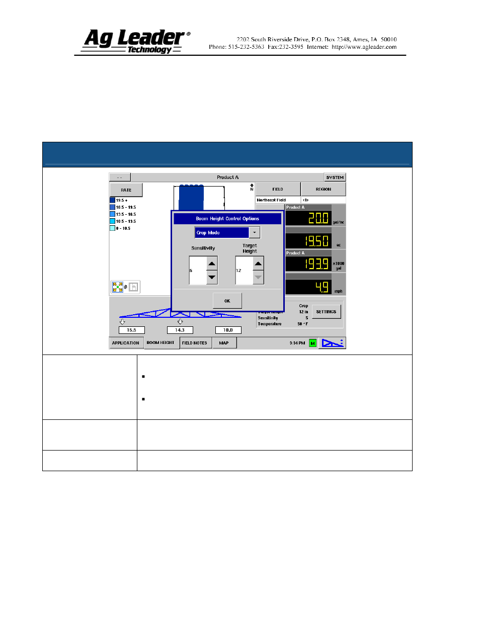 Boom height control options | Ag Leader InSight NORAC UC5 User Manual | Page 4 / 4