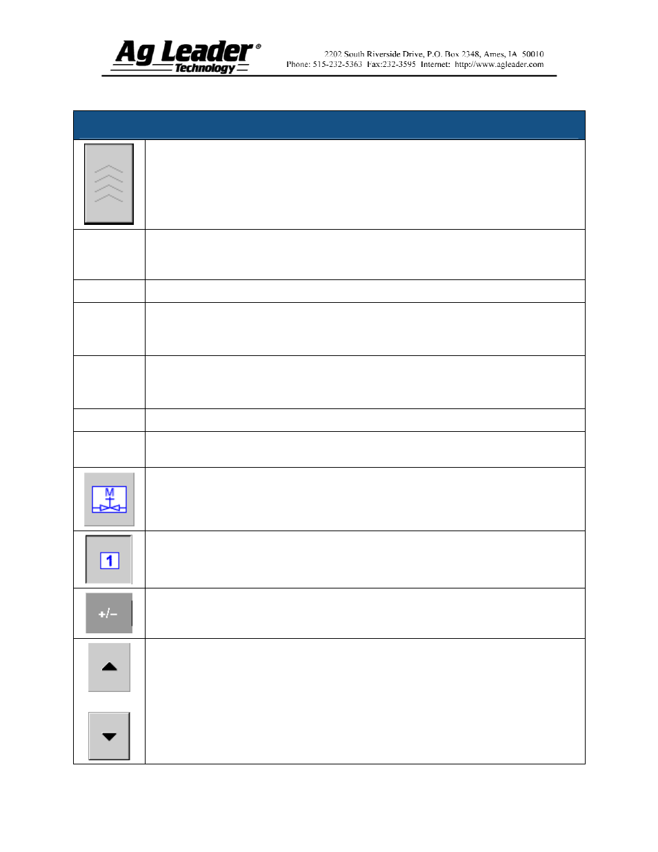 Target rate screen item descriptions | Ag Leader InSight Direct Command Liquid User Manual | Page 11 / 19