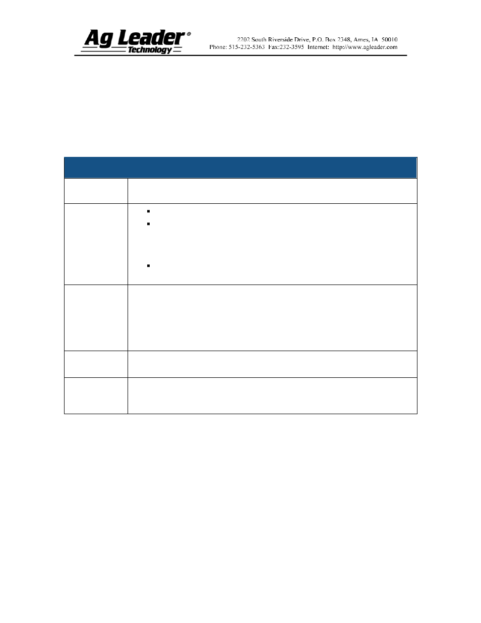 Configuration settings | Ag Leader InSight Direct Command Liquid User Manual | Page 4 / 19