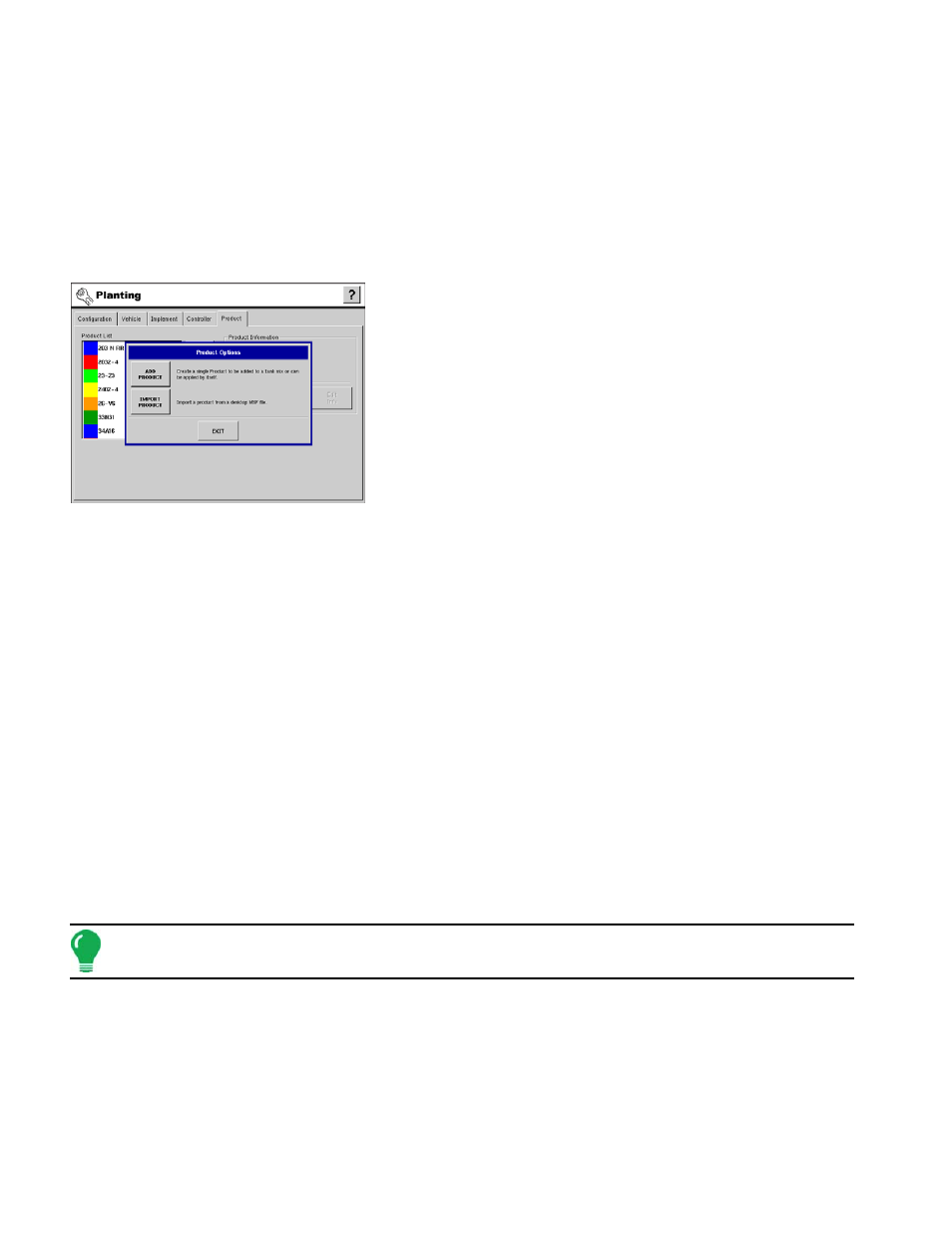 Import product, Edit legend and edit info, Edit legend | Import product edit legend and edit info, Information, see, Import product” on | Ag Leader InSight Ver.8.0 Users Manual User Manual | Page 132 / 342