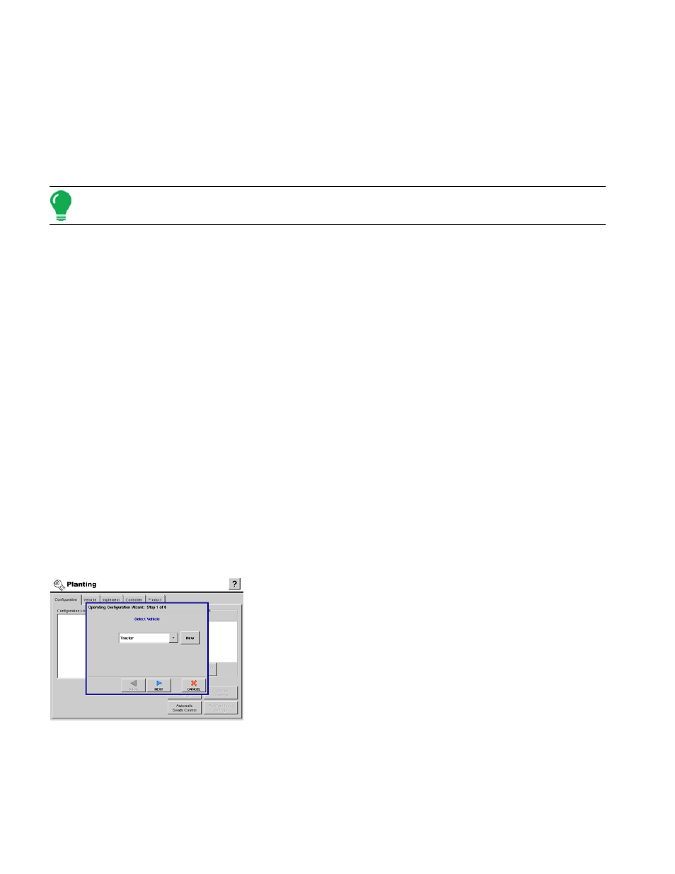 Seed tube monitor module, Seed tube monitor module configuration, Should see | Seed tube monitor module configuration” on, Onitor, Odule | Ag Leader InSight Ver.8.0 Users Manual User Manual | Page 140 / 342
