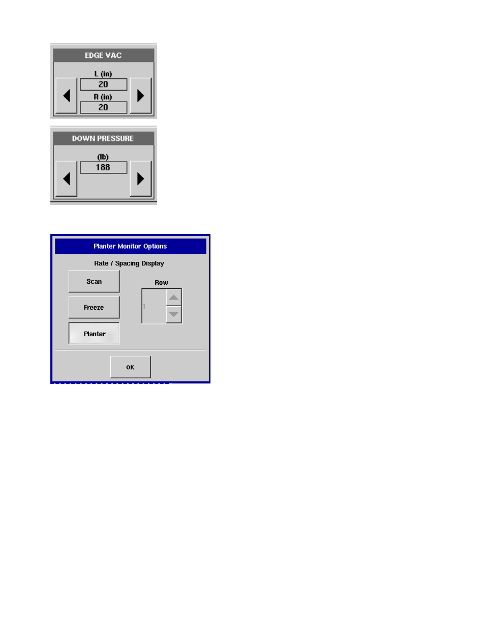 Kinze planter monitor options, Diagnostic button, Kinze | Iagnostic, Utton, Kinze p | Ag Leader InSight Ver.8.0 Users Manual User Manual | Page 173 / 342