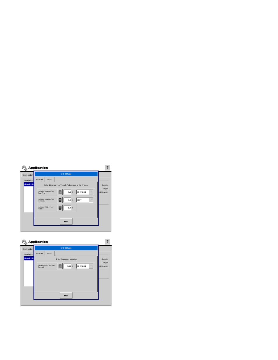 Vehicle tab - advanced settings, Gps offsets, Ehicle | Dvanced, Ettings, Gps o | Ag Leader InSight Ver.8.0 Users Manual User Manual | Page 190 / 342