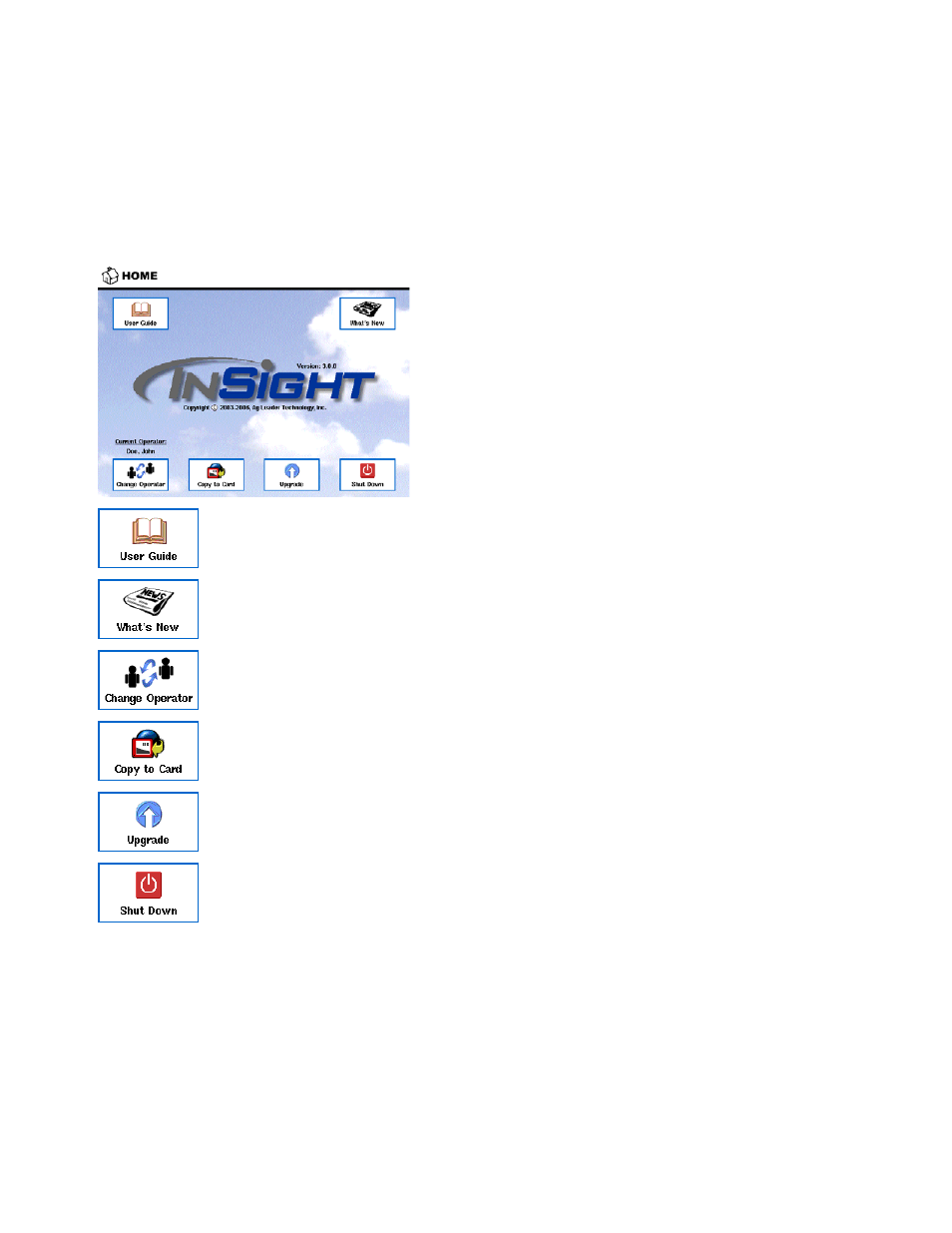 Setup, Home screen, Etup | Creen | Ag Leader InSight Ver.8.0 Users Manual User Manual | Page 21 / 342