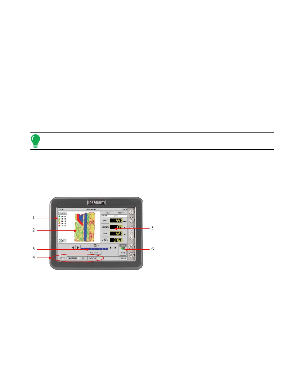 Run screen display area, Creen, Isplay | Ag Leader InSight Ver.8.0 Users Manual User Manual | Page 23 / 342