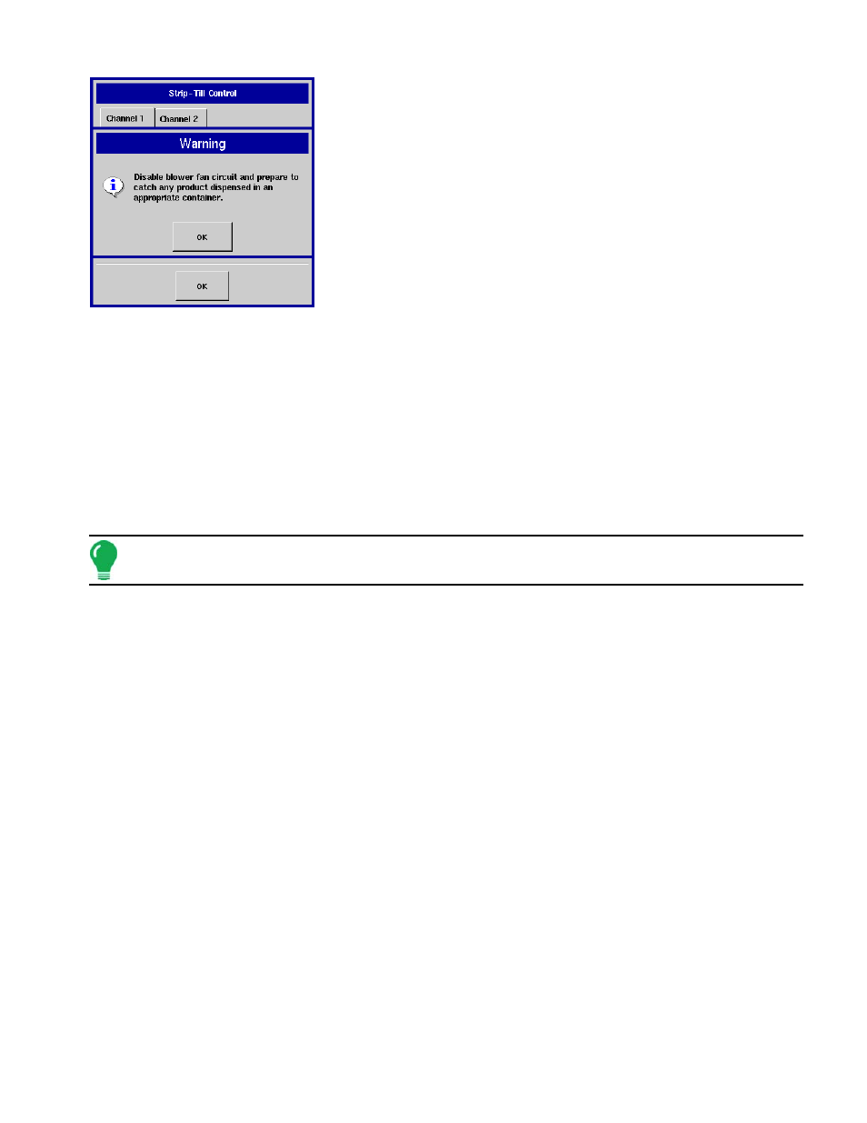 In-field cfr calibration procedure (strip-till), In-field cfr | Ag Leader InSight Ver.8.0 Users Manual User Manual | Page 255 / 342