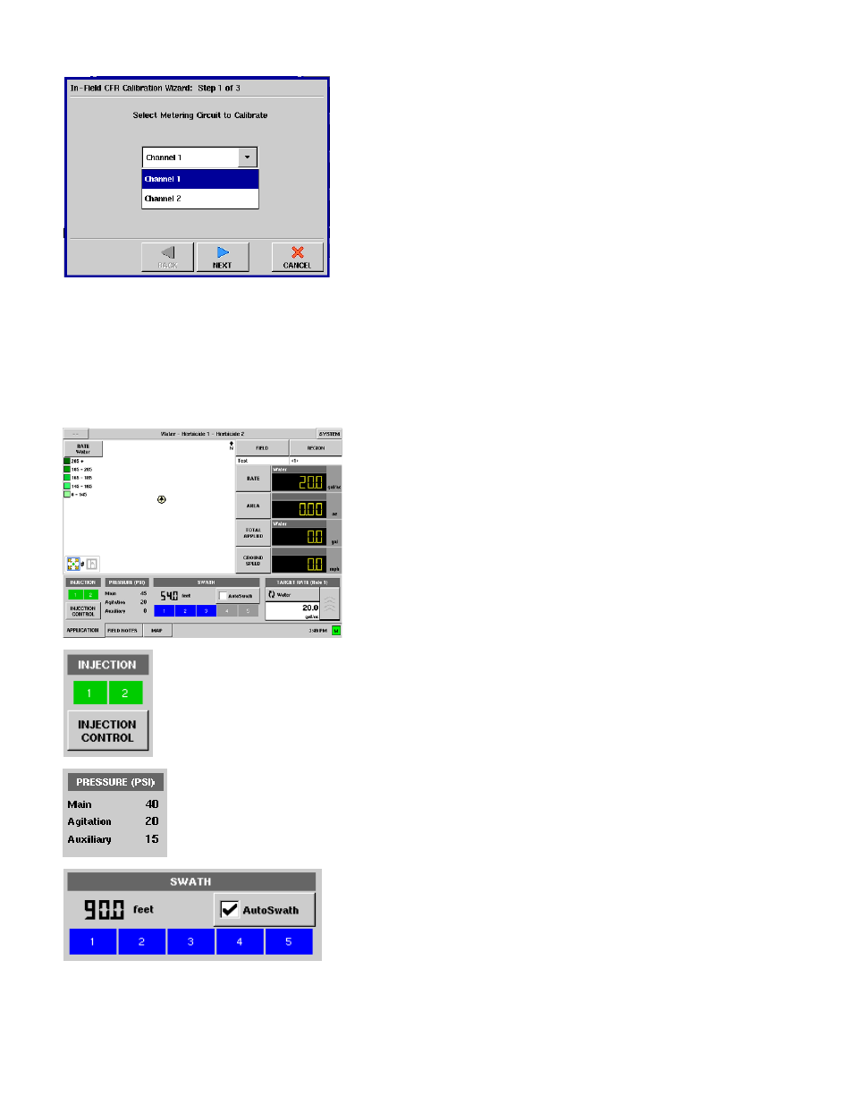Liquid application controls, Liquid control application rate tab, Liquid | Iquid, Pplication, Ontrols | Ag Leader InSight Ver.8.0 Users Manual User Manual | Page 256 / 342