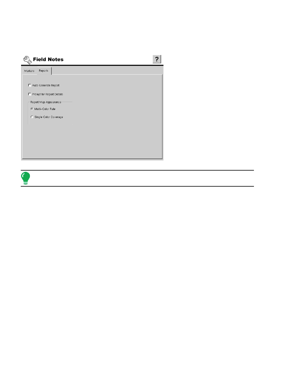 Application reporting, Report settings, Entering report details | Report settings entering report details, Information, see, In the application, Pplication, Eporting | Ag Leader InSight Ver.8.0 Users Manual User Manual | Page 258 / 342