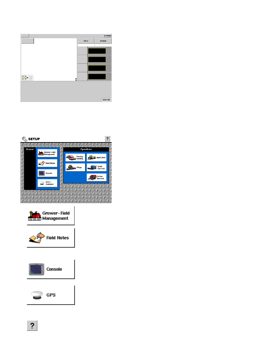 Functionality, General setup, General setup overview | On screen help, General setup overview on screen help, Eneral, Etup | Ag Leader InSight Ver.8.0 Users Manual User Manual | Page 26 / 342