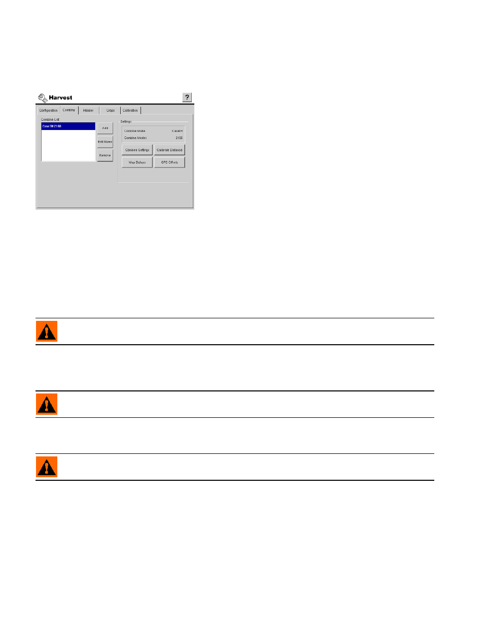 Combine tab, Combine tab buttons, Ombine | Ag Leader InSight Ver.8.0 Users Manual User Manual | Page 298 / 342