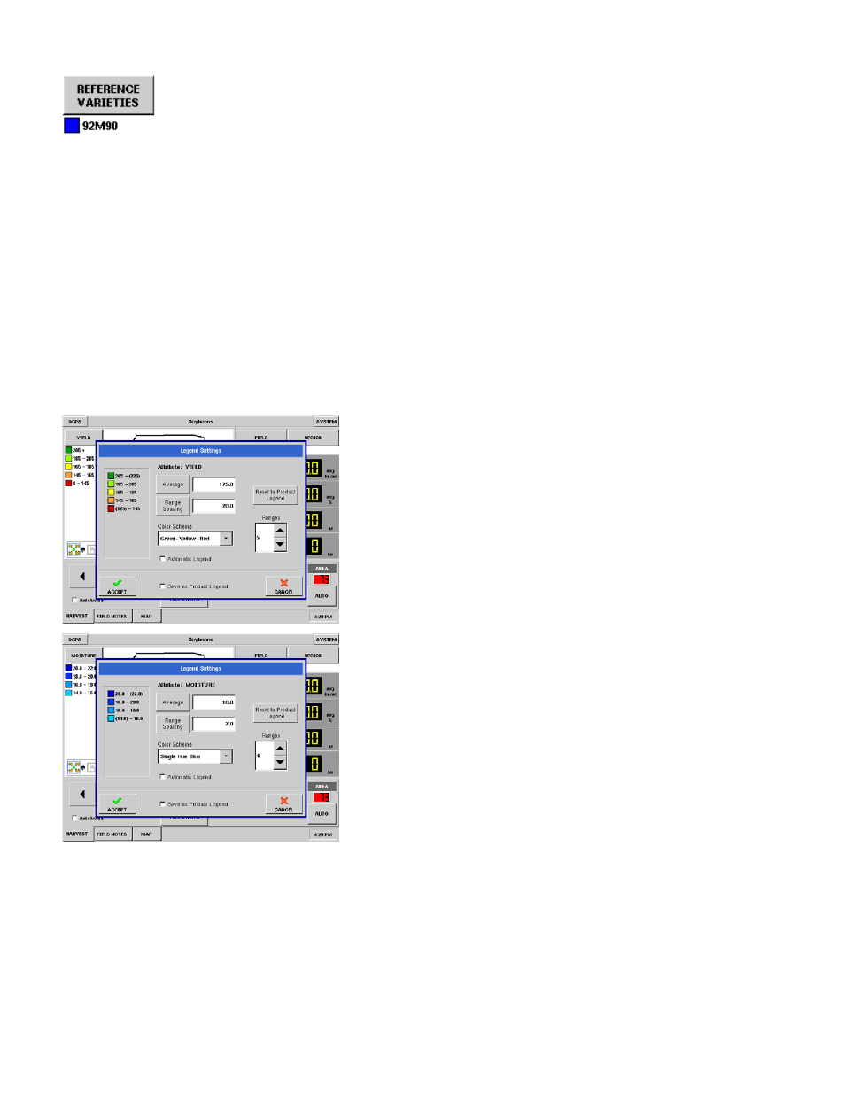 Map legend | Ag Leader InSight Ver.8.0 Users Manual User Manual | Page 320 / 342