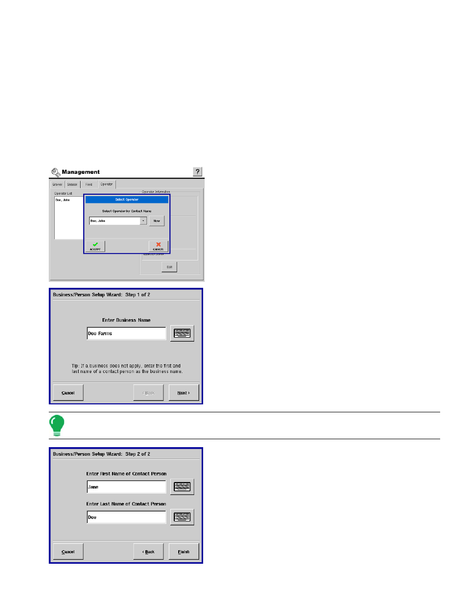 Adding a new operator, Adding a new | Ag Leader InSight Ver.8.0 Users Manual User Manual | Page 35 / 342