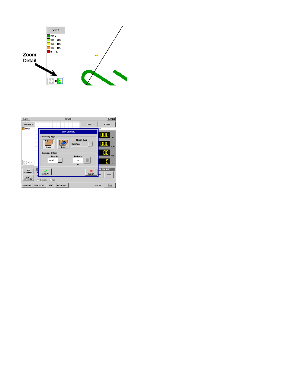 Field boundary creation, Boundary offset | Ag Leader InSight Ver.8.0 Users Manual User Manual | Page 50 / 342