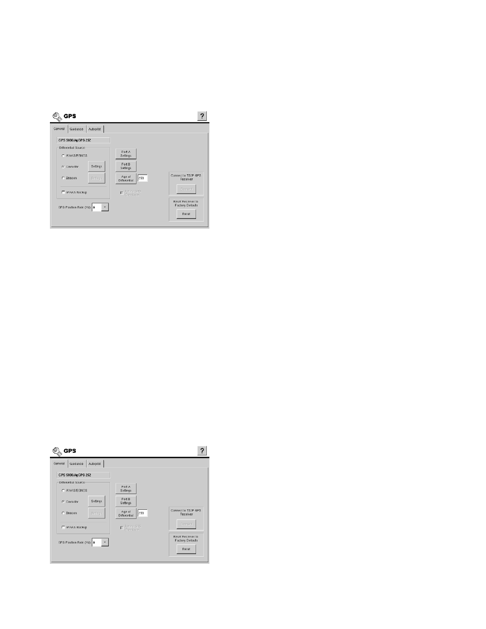 Gps setup, Further gps references, Gps tabs | Gps general setup tab, Gps s, Gps t, Etup, Gps r, Gps g | Ag Leader InSight Ver.8.0 Users Manual User Manual | Page 51 / 342