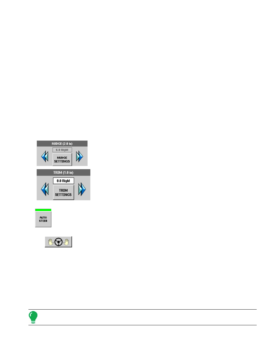 Using the lightbar, Using the lightbar ” on, Sing the | Ightbar | Ag Leader InSight Ver.8.0 Users Manual User Manual | Page 75 / 342