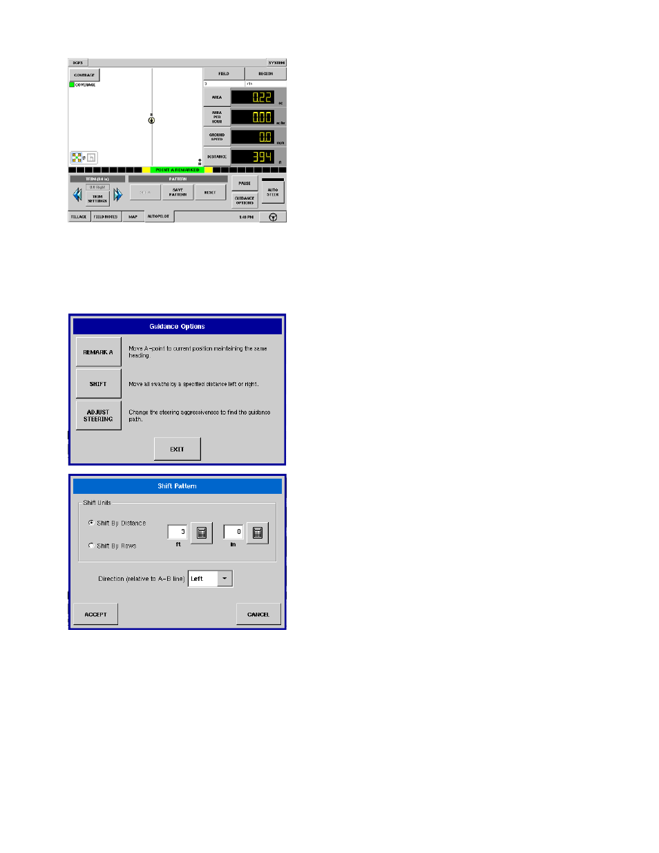 Shift pattern | Ag Leader InSight Ver.8.0 Users Manual User Manual | Page 79 / 342