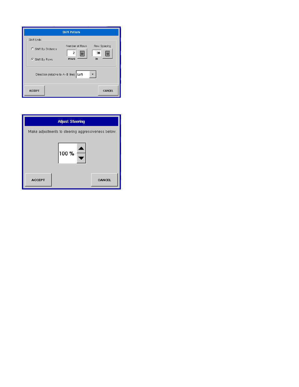 Adjust autopilot steering, Autopilot guidance operation, About guidance patterns | Ag Leader InSight Ver.8.0 Users Manual User Manual | Page 80 / 342