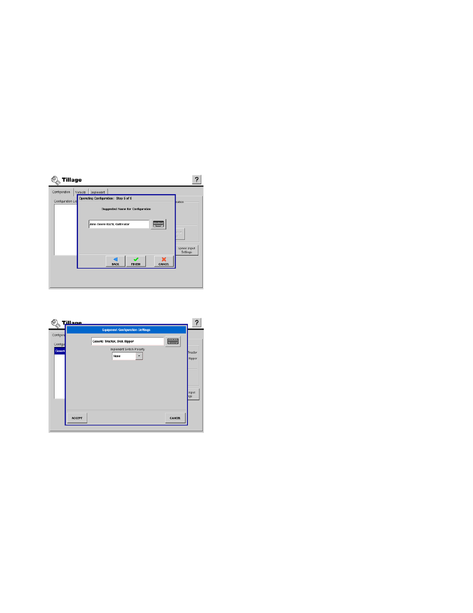 Configuration settings, Calibrate distance, Configuration settings calibrate distance | Calibrate distance” on | Ag Leader InSight Ver.8.0 Users Manual User Manual | Page 91 / 342