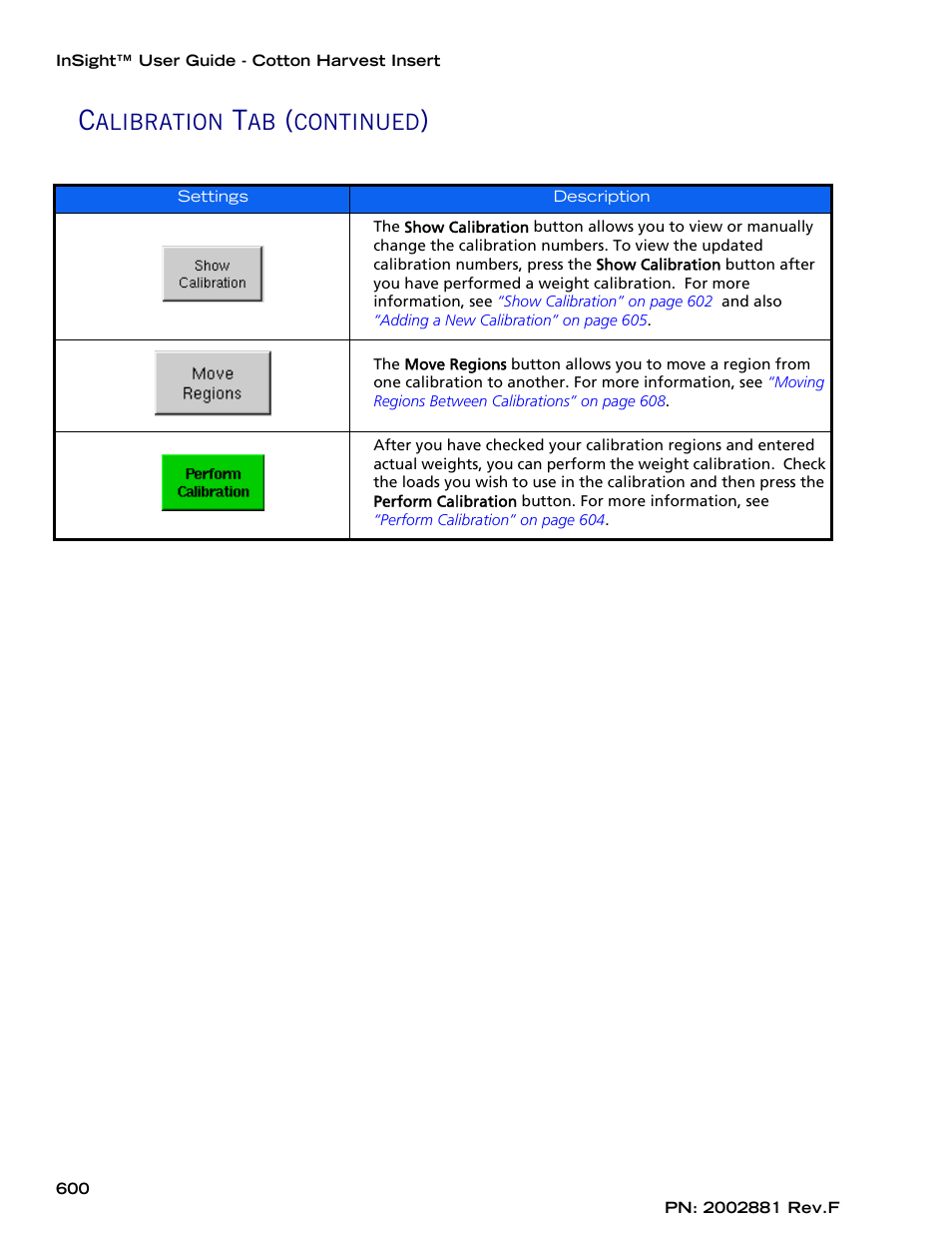 Alibration, Continued | Ag Leader InSight Cotton Harvest Insert Ver.6.0 Users Manual User Manual | Page 28 / 60