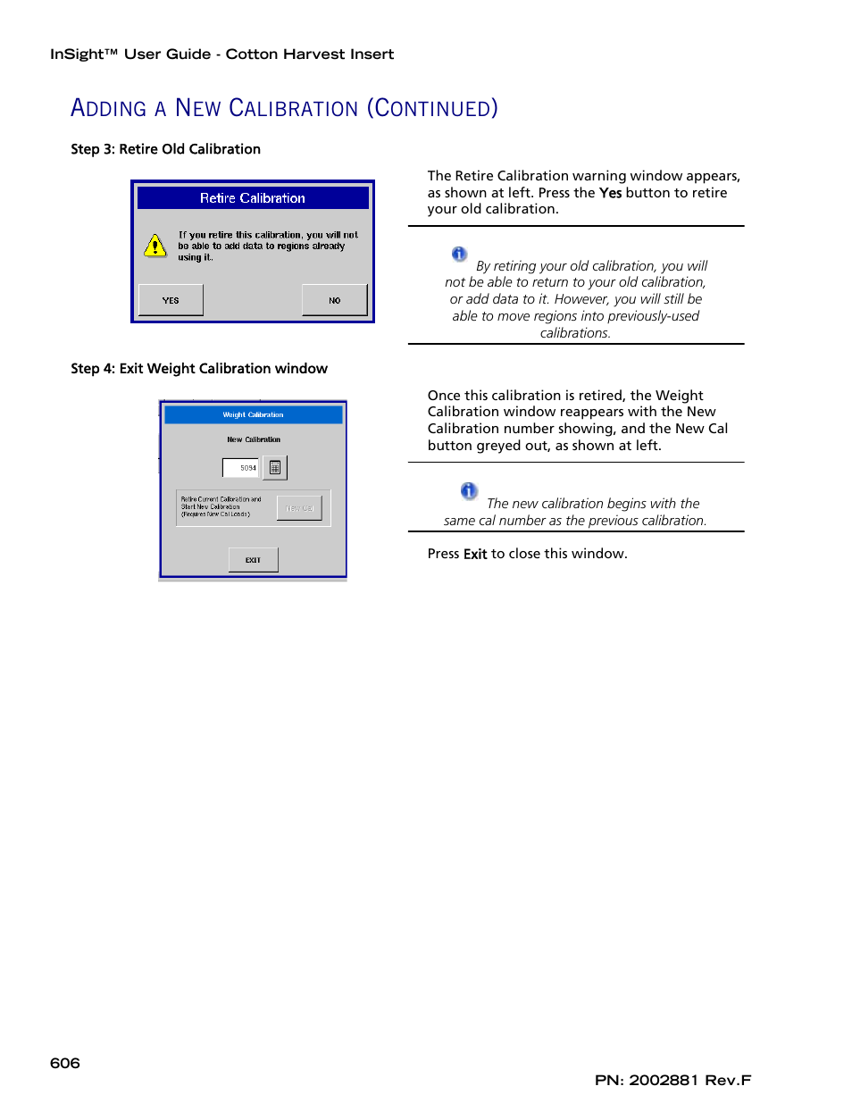 Ag Leader InSight Cotton Harvest Insert Ver.6.0 Users Manual User Manual | Page 34 / 60