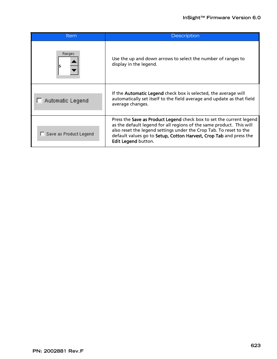 Ag Leader InSight Cotton Harvest Insert Ver.6.0 Users Manual User Manual | Page 51 / 60