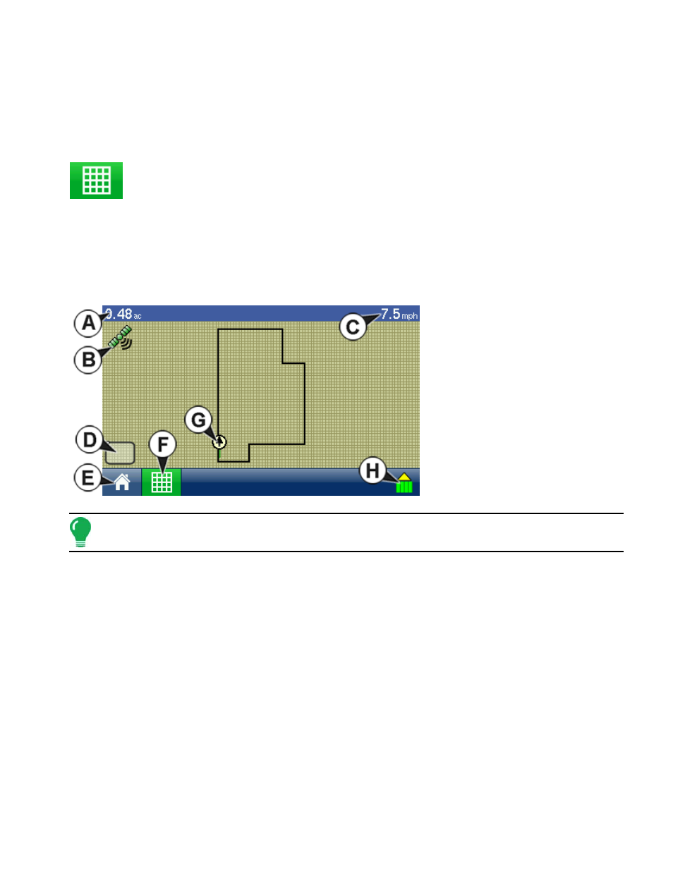 Application, Run time environment: map screen, Map screen - zoom to extent | Map screen: zoom detail, Pplication, Nvironment, Creen | Ag Leader EDGE Ver.4.5 Users Manual User Manual | Page 111 / 214