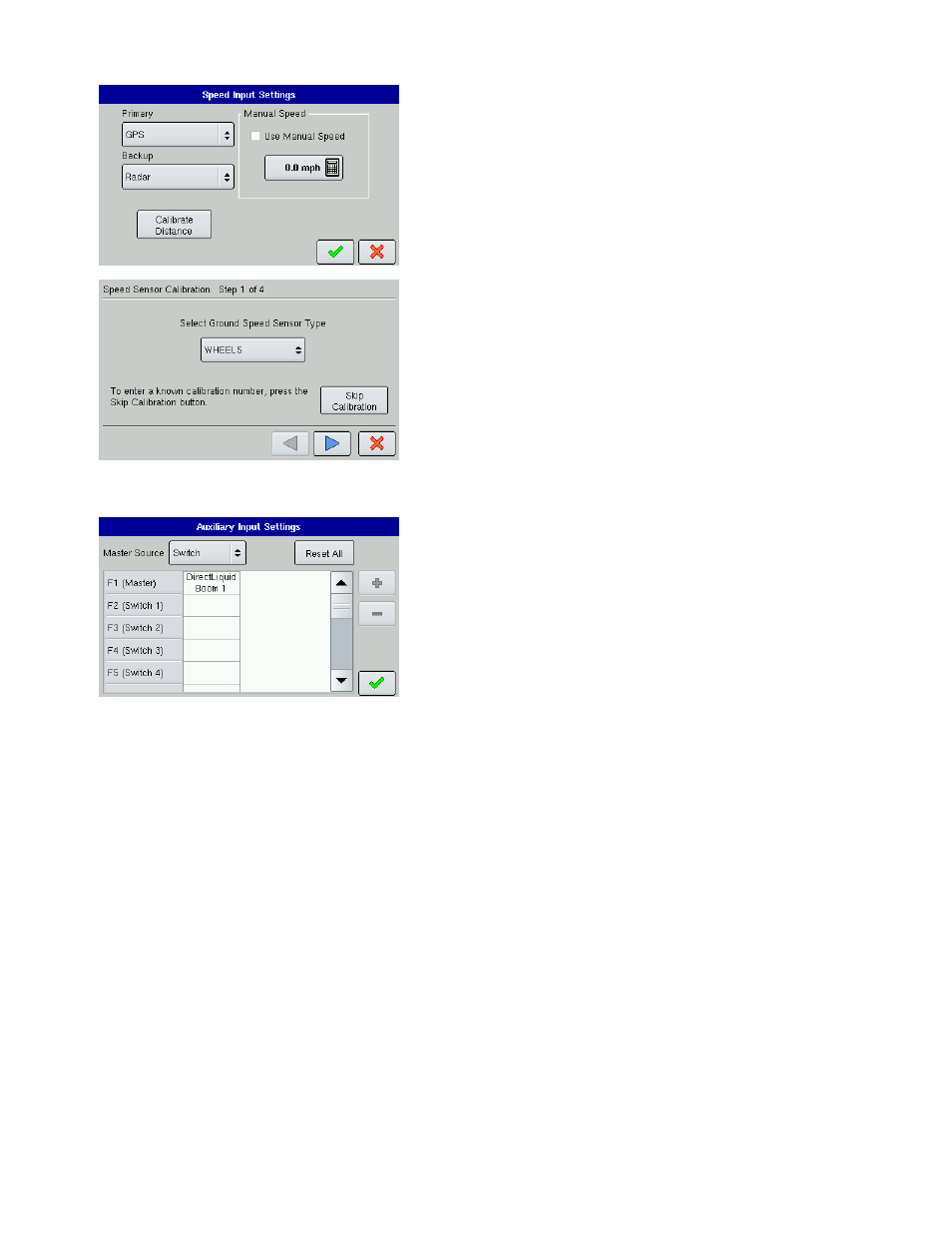 Auxiliary input settings, Auxiliary input settings” on | Ag Leader EDGE Ver.4.5 Users Manual User Manual | Page 117 / 214
