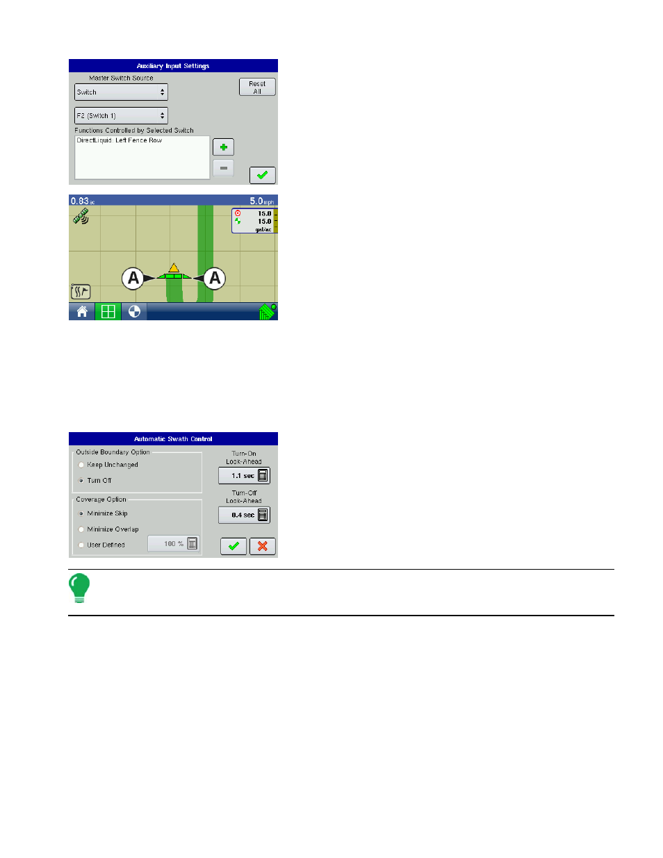 Autoswath, Autoswath” on | Ag Leader EDGE Ver.4.5 Users Manual User Manual | Page 119 / 214