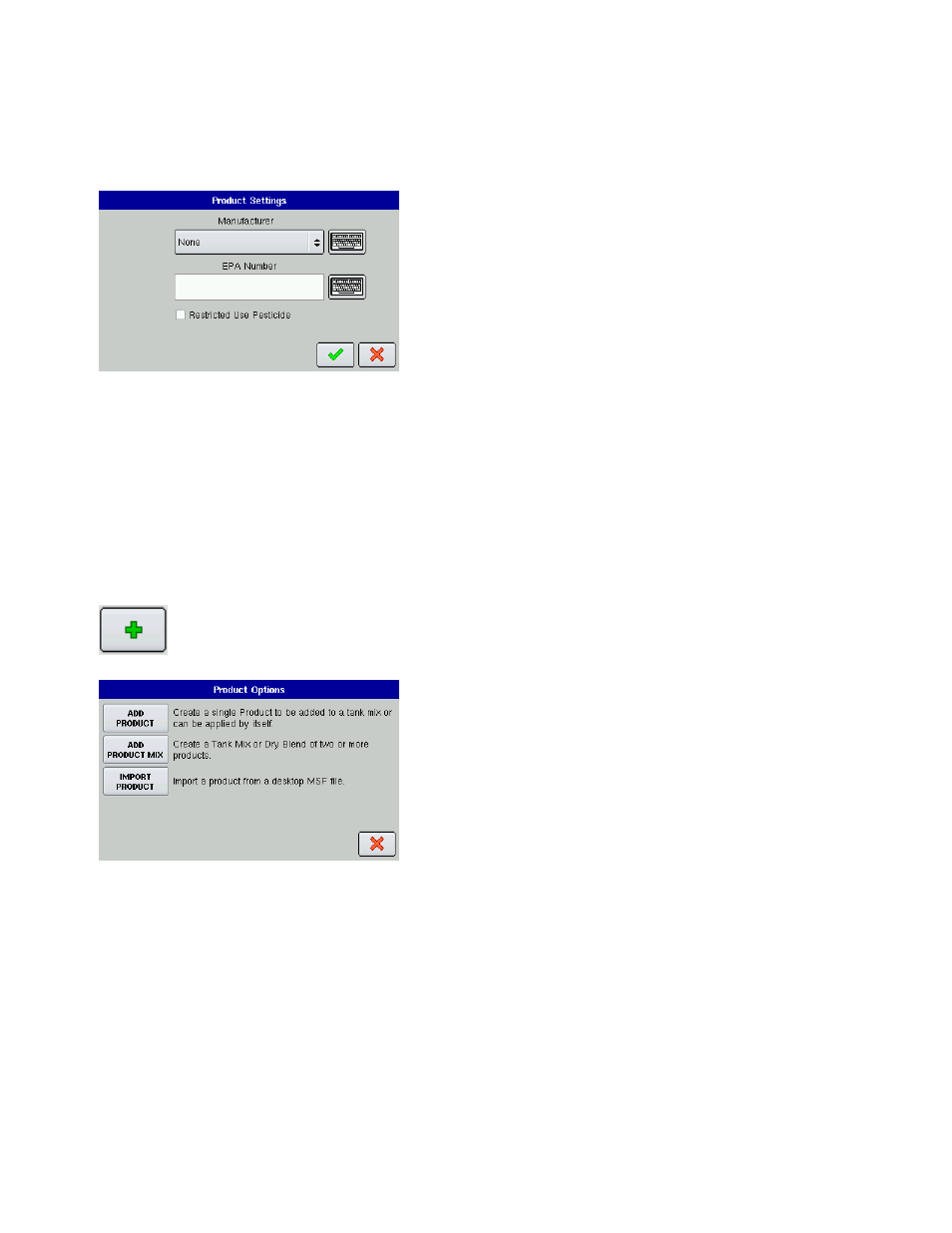 Product settings, Product options, Information, see | Roduct, Ptions | Ag Leader EDGE Ver.4.5 Users Manual User Manual | Page 125 / 214