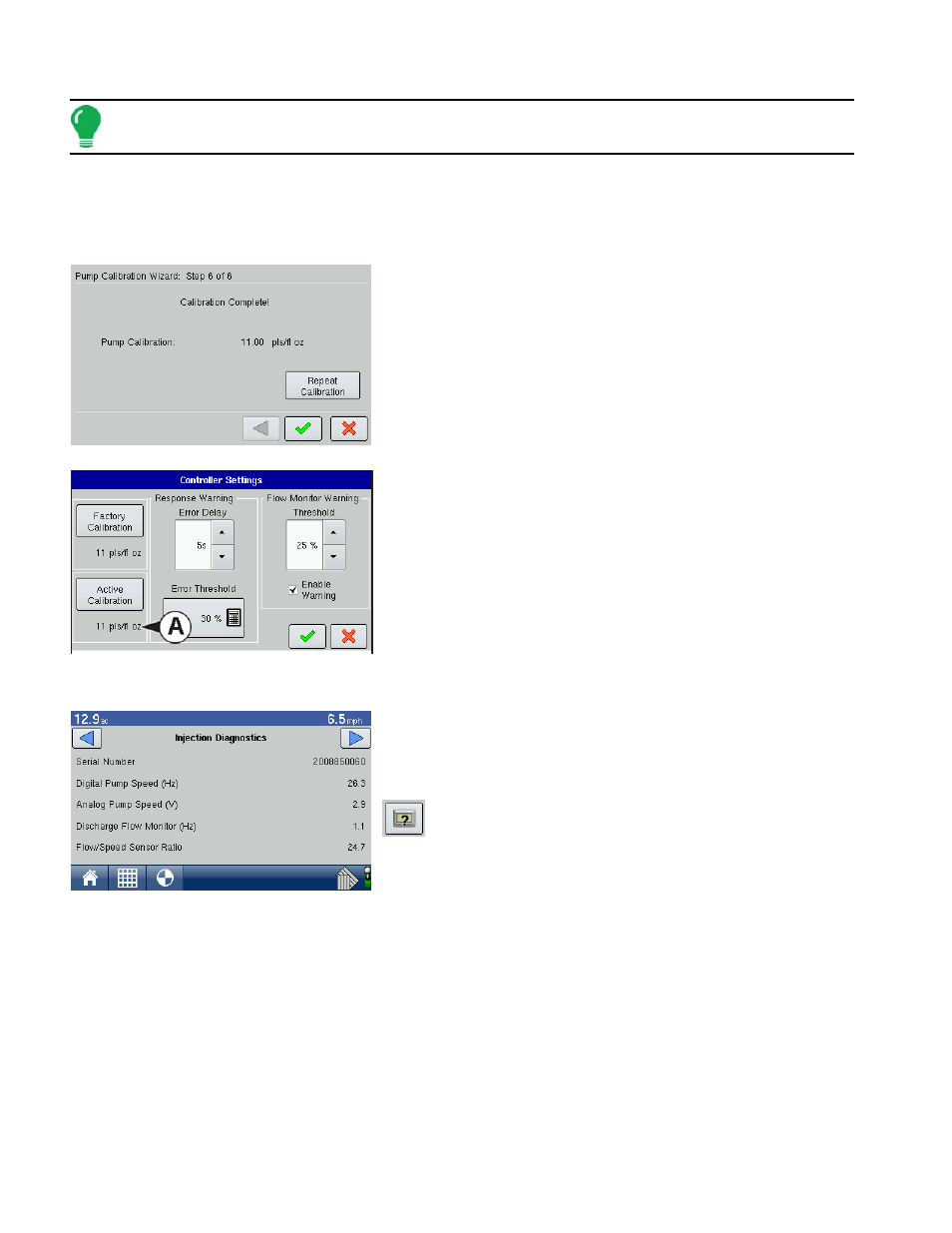 Injection diagnostics | Ag Leader EDGE Ver.4.5 Users Manual User Manual | Page 158 / 214