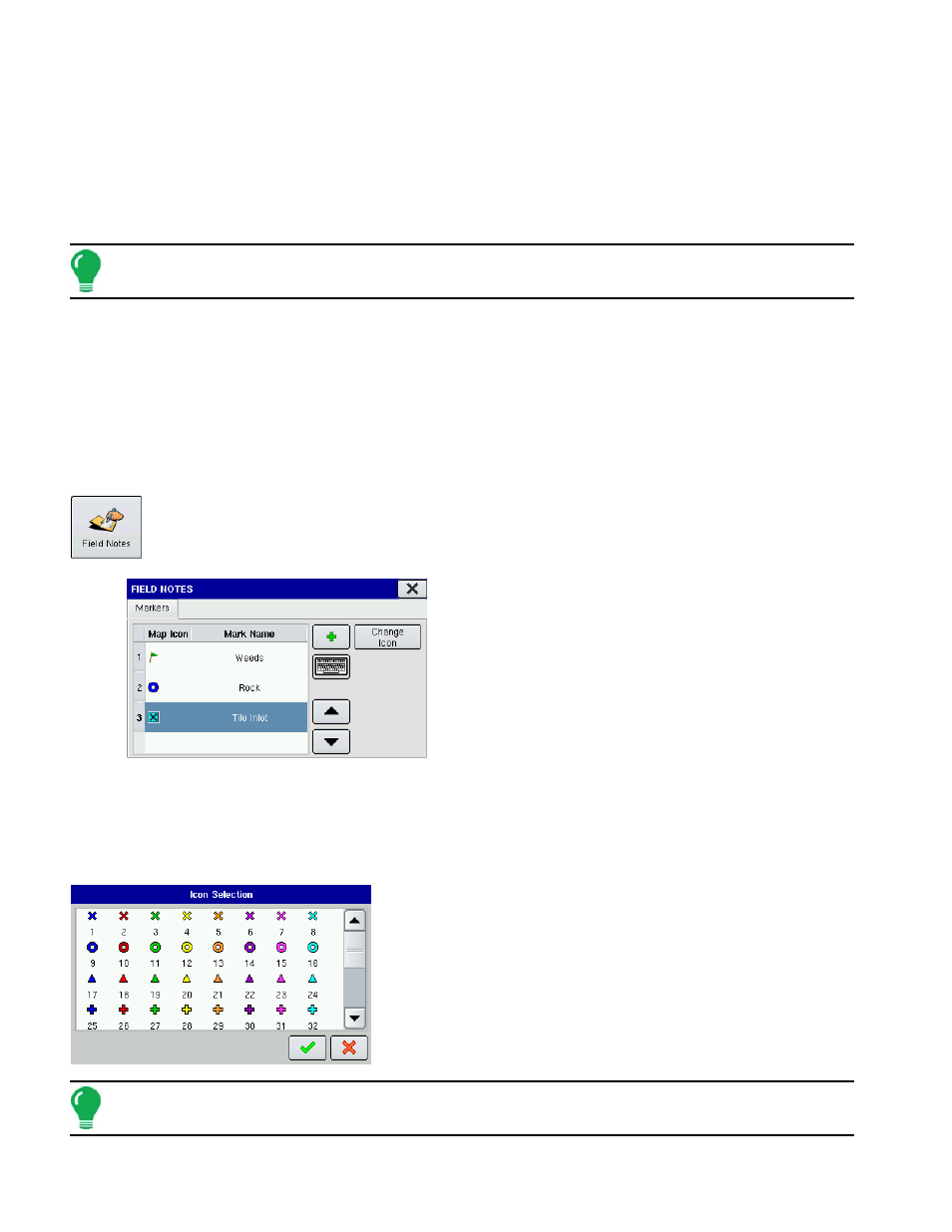 Field notes, Ield, Otes | Ag Leader EDGE Ver.4.5 Users Manual User Manual | Page 28 / 214