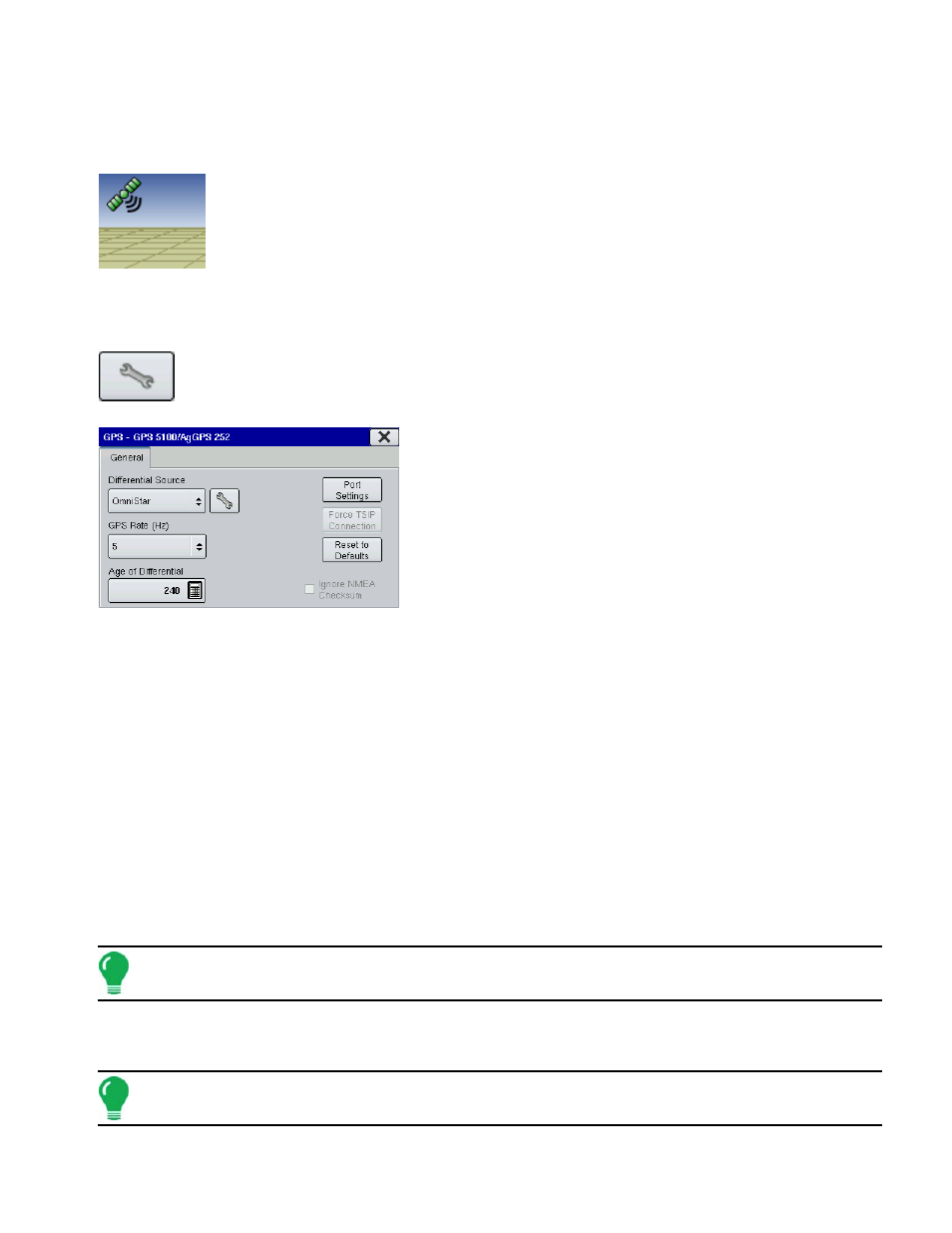Gps general tab, Gps g, Eneral | Ag Leader EDGE Ver.4.5 Users Manual User Manual | Page 39 / 214
